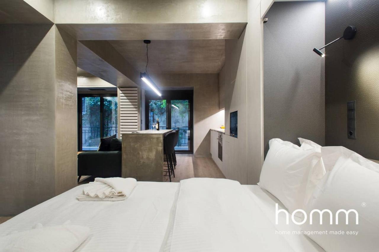 Unique Urban Homm Studio In Piraeus, Alkiviadou Apartamento Exterior foto