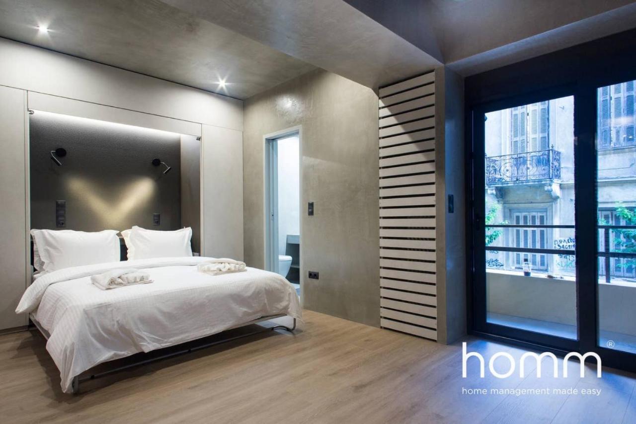 Unique Urban Homm Studio In Piraeus, Alkiviadou Apartamento Exterior foto