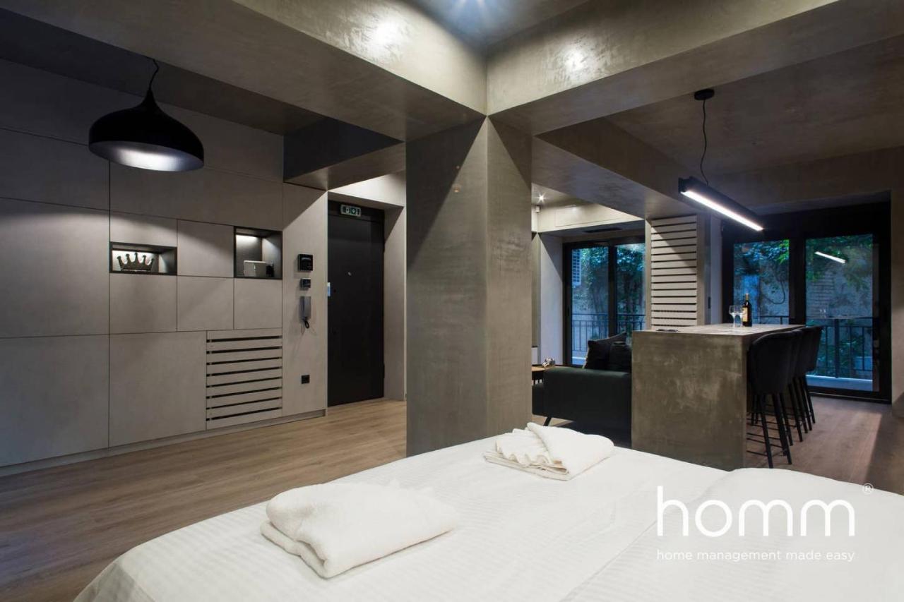 Unique Urban Homm Studio In Piraeus, Alkiviadou Apartamento Exterior foto