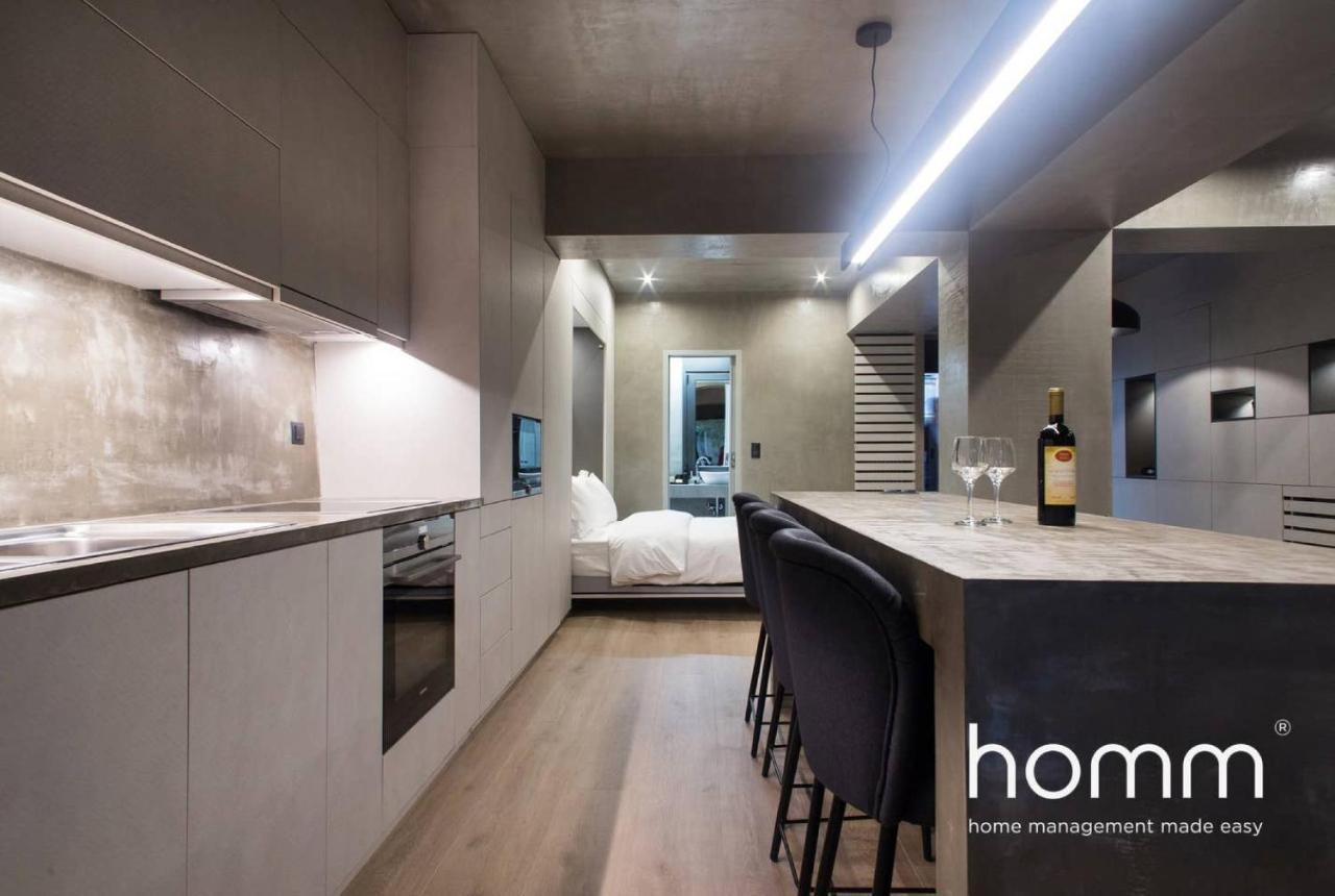 Unique Urban Homm Studio In Piraeus, Alkiviadou Apartamento Exterior foto